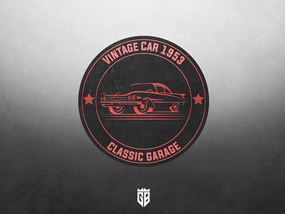 Logo Vintage car 1953