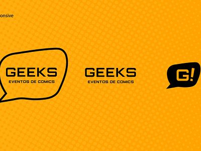 Logo Responsive GEEKS branding design illustration logo vector