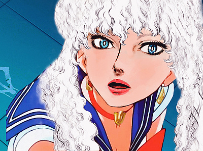 Sailor Moon 💫 Griffith 🕊️ artwork berserk cursed design digital art fanart graphic graphic design griffith illust moon sailor sailor moon usagi usagi tsukino villain