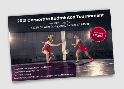 Photoshop Postcard Design adobe photoshop badminton badminton postcard postcard design sport