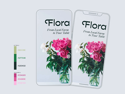 Flower Shop App adobe xd florist app flower shop