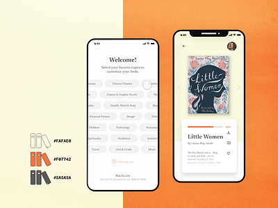 Reading App adobe xd book app bookstore app e bookstore little women reading app