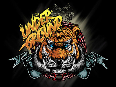 Tiger UDG animal illustration ps tiger