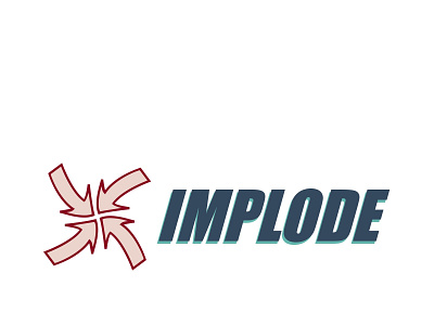 Implode Brand logo logodesign