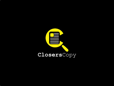 ClosersCopy copy copywriting courier new loop text yellow