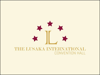 Lusaka International Convention Hall convention hall design gold international logo logodesign luxury modern modern tone star yellow