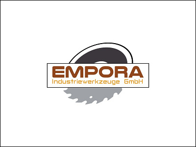 empora design grinding industrial industry industry tools logo logodesign saw blade