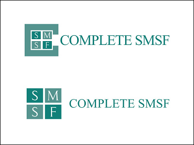 Complete SMSF accounting design green logo logodesign professional serif