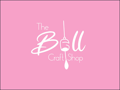 Bell Craft Shop bell craft craft shop design logo logodesign pink pink logo