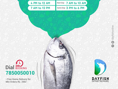 Digital Poster Design for Dayfish advertising branding dayfish dreamitouch marketing photoshop poster design social media banner social media design socialmedia