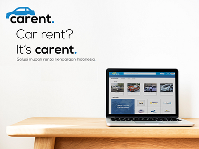 Logo Design & Ad Illustration | Carent - Car Renting Application