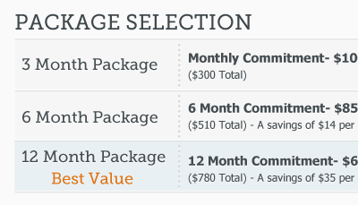 Package Selection