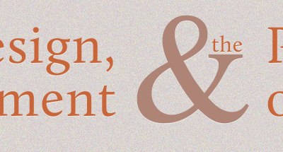 Tinkering ampersand calluna logo type
