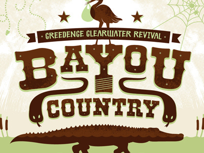CCR Bayou Country Album Art