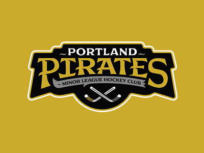 Portland Pirates - Minor League Hockey Club - Logo Suite by Tron
