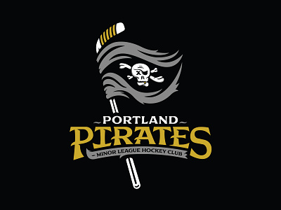 Portland Pirates - Minor League Hockey Club - Logo Suite