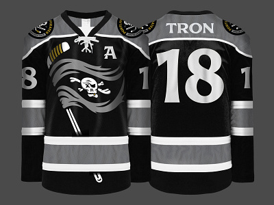 Portland Pirates - Minor League Hockey Club - Jerseys by Tron