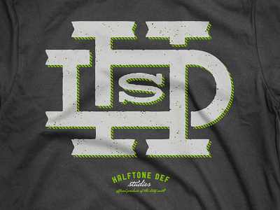 Halftone Def Monogram Tee halftone def logo monogram tee