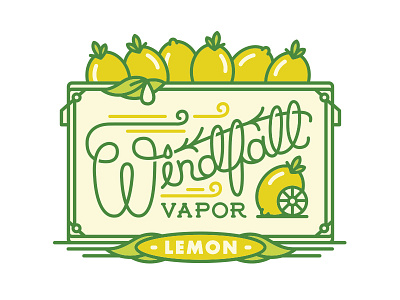 Windfall Vapor Fruit - Lemon delicious fruit halftone def juicy vapor