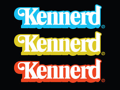 Kennerd "Toy Nerd" Logo Mashup 80s boxes kenner m.a.s.k. packaging star wars toys