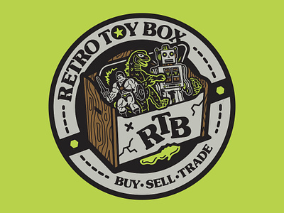 Retro Toy Box Branding / Illustration