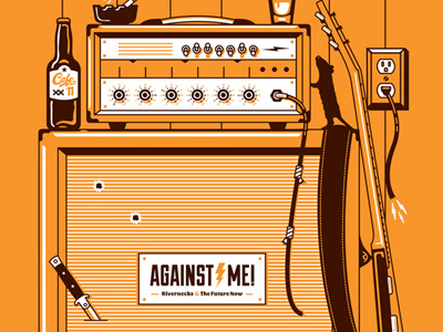 Against Me! Gig Poster
