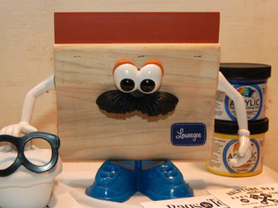 Loueegee The Squeegee aiga halftone def toy show