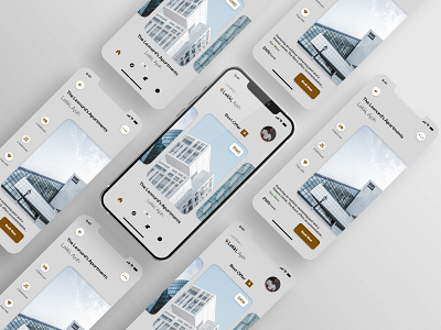 Apartments design app apartments app branding building design location payment ui ux