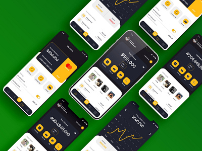 Fintech App app banking currency design payment save ui ux