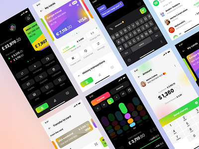 My Fintech App app bank banking currency design graphic design ui ux