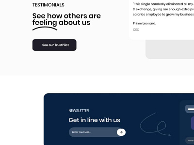 UI website, down part branding design ui ux