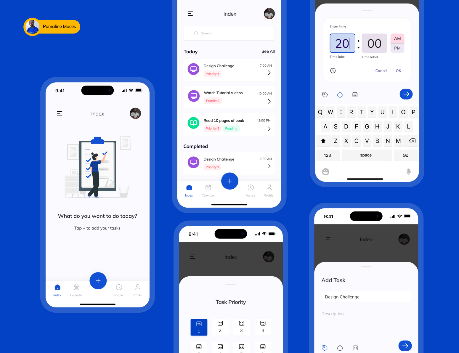 To-Do List App by Pomaline Moses Olanrewaju on Dribbble