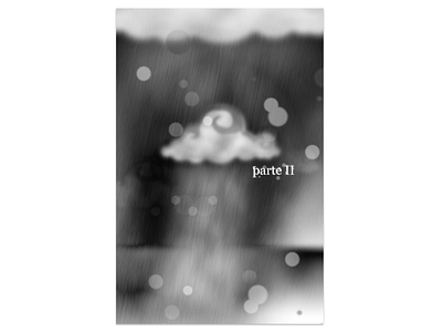 Rain - Sonhos Pluviais series bw illustration print