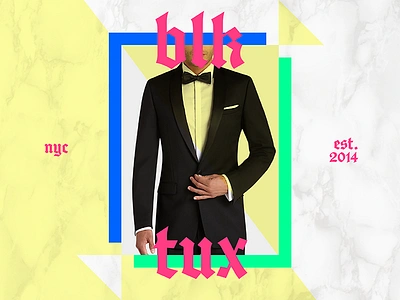 blk tux marble neon textura tux tuxedo