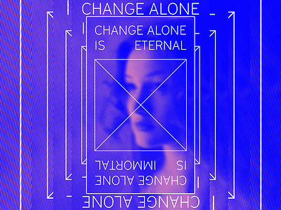 Change blue cinetype halftone purple