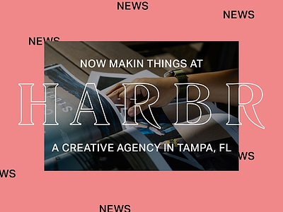 Joining the fine crew at Harbr agency digital harbr job new news wow
