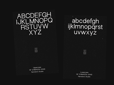 NF Chimaera - Upper and Lower Cases chimaera font fonts grotesk grotesque narrators sans serif sans serif type type design typeface typeface design