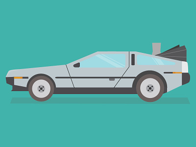 Back to the Future Illustration illustrations movies