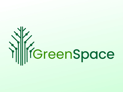 GreenSpace brand identity branding branding design csr green icon leaf logo logodesign minimal start up sustainability sustainable tech technology volunteer