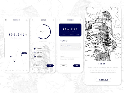 Fintech - A concept UI design