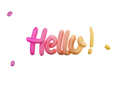 hello-blender branding illustration uidesign