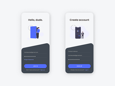 Login Page Exploration app app design apps design design login design login page login screen mobile app design ui ui design uidesign