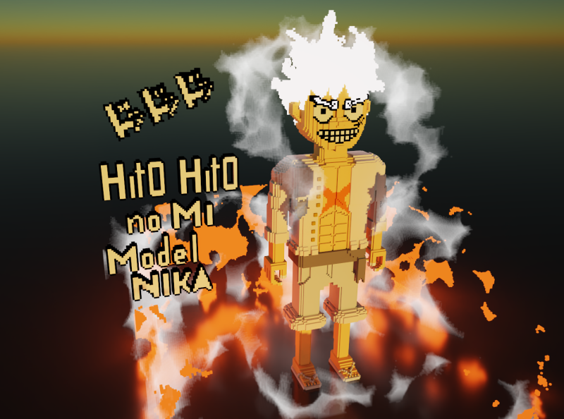 Luffy Gear 5 Hito Hito no Mi Model:Nika voxel fanart by Achmad oinx  Efendi on Dribbble