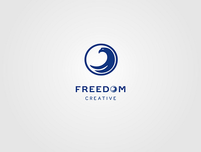 FREEDOM CREATIVE branding creative creativity design eagle freedom freedom logo logo logo design