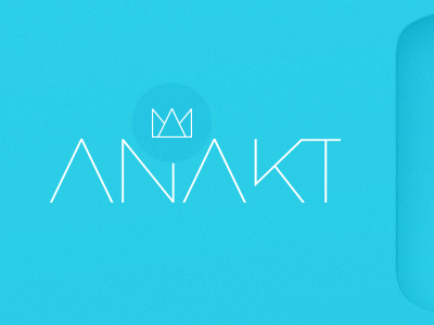 Anakt Branding blue branding logo mark minimal modern type typography