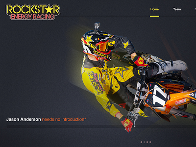 Rockstar Racing blur motocross racing rockstar web