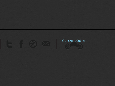 Client Login button dark hairy icons login oopm stach wiskers