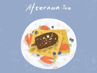 Afternoon Tea design food illustration tea