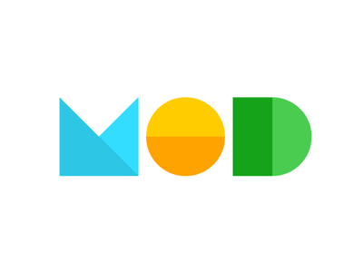 M O D brand identity logo logotype monogram