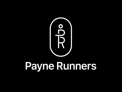 Payne Runners brand logo logotype run running